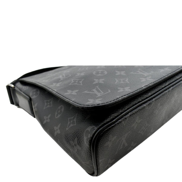 LOUIS VUITTON District PM Monogram Eclipse Messenger Bag Black