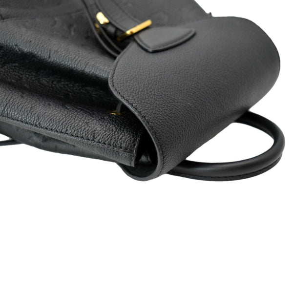 LOUIS VUITTON Montsouris Monogram Empreinte Leather Backpack Bag Black