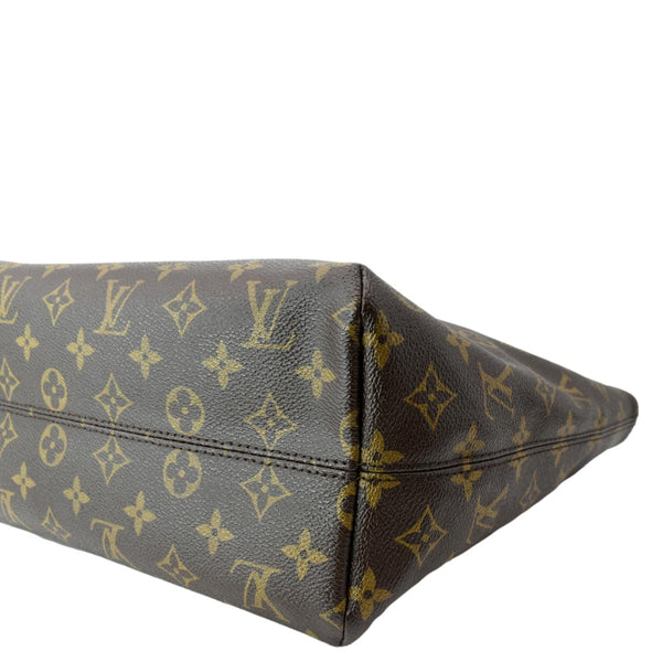 LOUIS VUITTON Raspail PM Monogram Canvas Shoulder Bag Brown