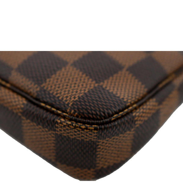 Louis Vuitton Mini Pochette Damier Ebene Pouch - Bottom Left