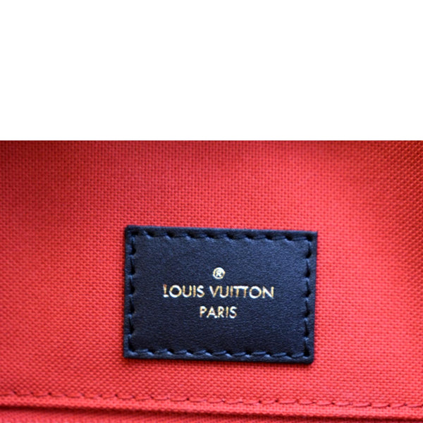 LOUIS VUITTON Onthego MM Giant Monogram Canvas Tote Shoulder Bag Brown