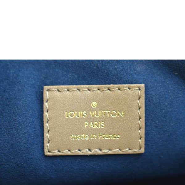 LOUIS VUITTON Coussin PM Monogram Embossed Shoulder Bag Taupe