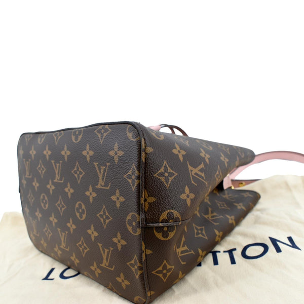 LOUIS VUITTON Neonoe MM Monogram Canvas Shoulder Bag Pink
