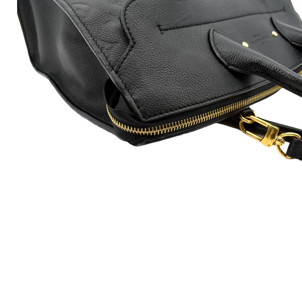 LOUIS VUITTON Pont Neuf Monogram Empreinte Leather Shoulder Bag Black