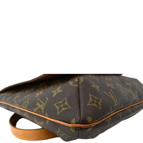 LOUIS VUITTON Musette Salsa GM Monogram Canvas Crossbody Bag Brown