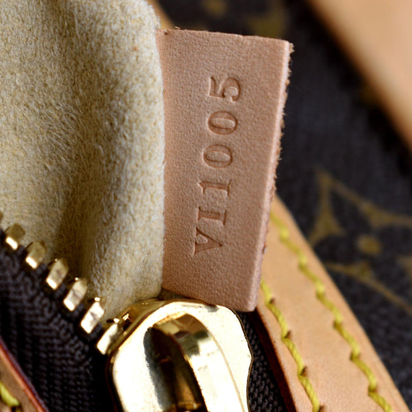 LOUIS VUITTON Hudson GM Monogram Canvas Shoulder Bag Brown