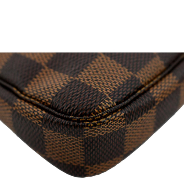 Louis Vuitton Mini Pochette Damier Ebene Pouch - Top Right