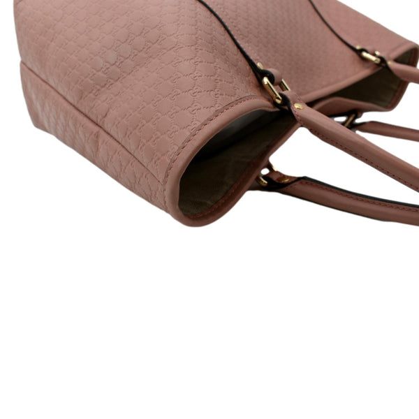 GUCCI Joy Medium Microguccissima Leather Tote Bag Pink 449647