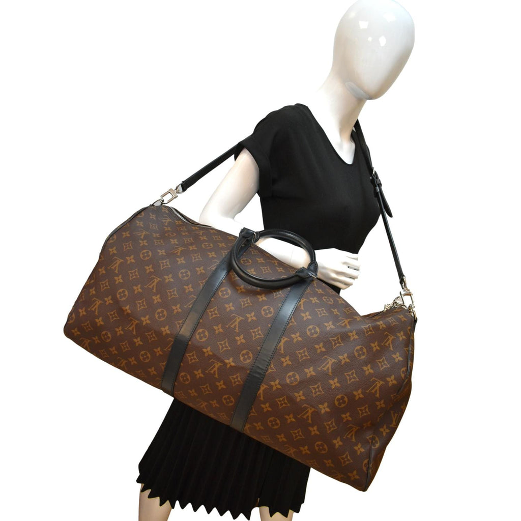 Louis Vuitton Monogram Keepall 55 Bandouliere Travel Bag Strap M41414 -  YH00637