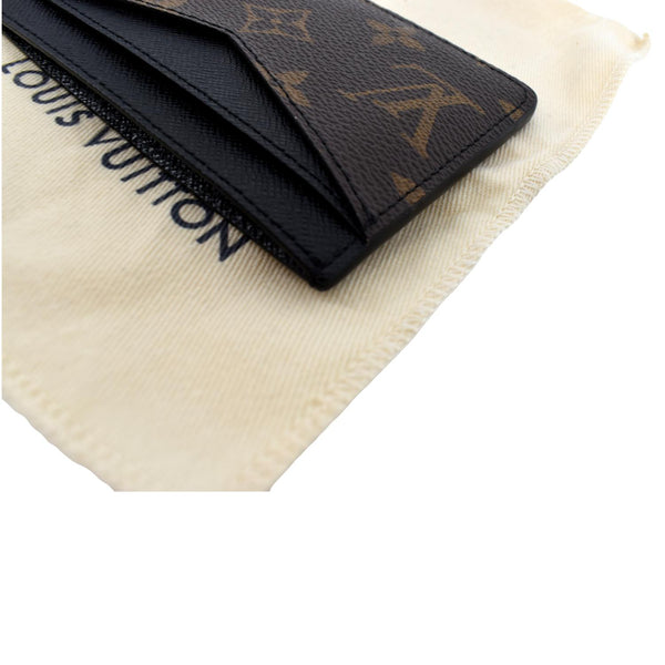 LOUIS VUITTON Monogram Canvas Card Holder Brown