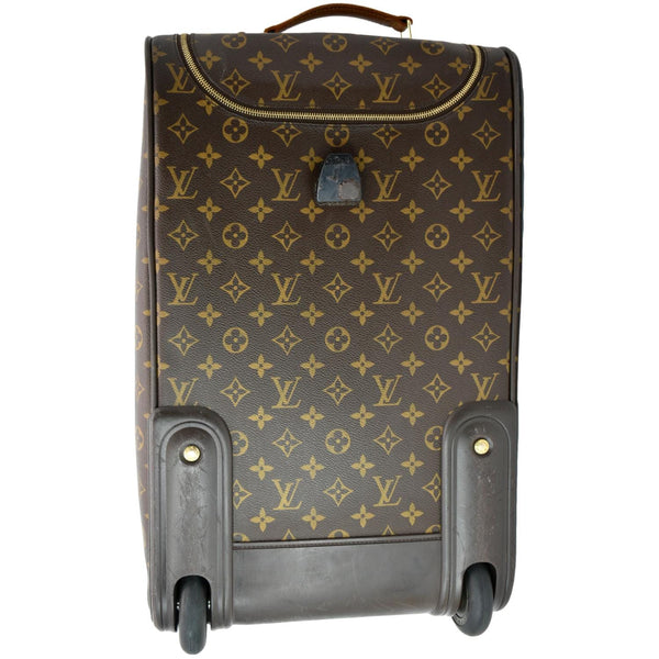 LOUIS VUITTON Eole 50 Monogram Canvas Rolling Luggage Bag Brown