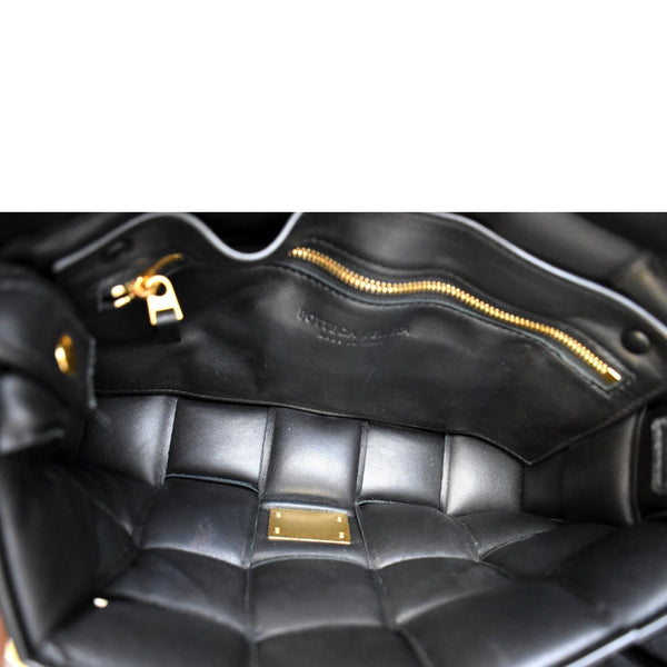 Bottega Veneta Padded Cassette Leather Crossbody Bag - Inside