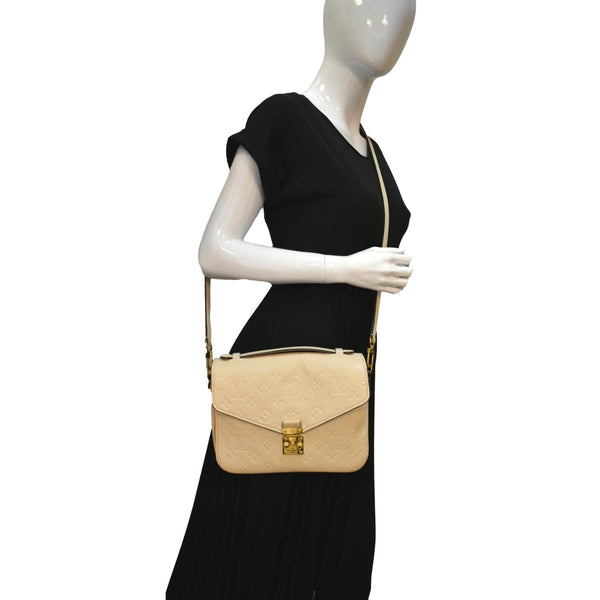 Louis Vuitton Metis Pochette Empreinte Leather Bag - Full View