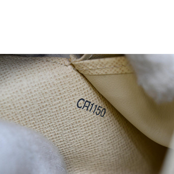 LOUIS VUITTON Damier Azur Sarah Wallet White