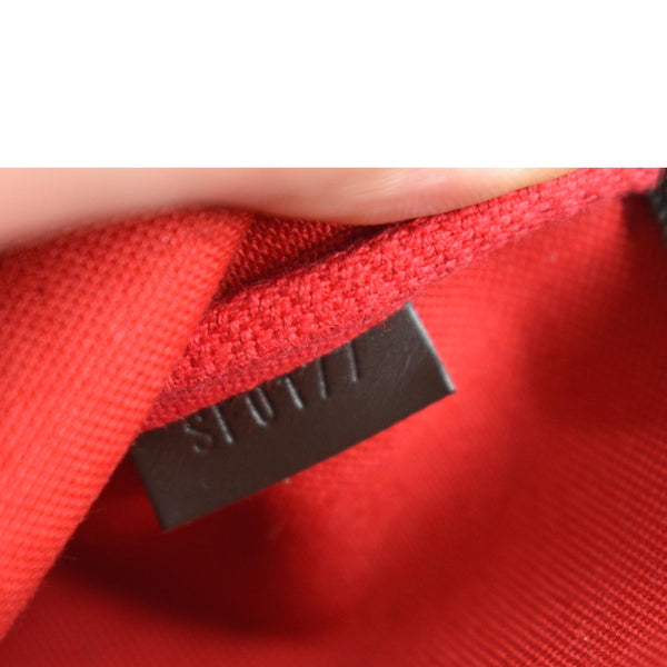 Louis Vuitton Mini Pochette Damier Ebene Pouch - Serial Number