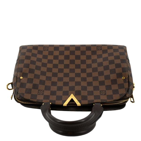 Louis Vuitton Kensington Bowling Damier Satchel Bag - Top