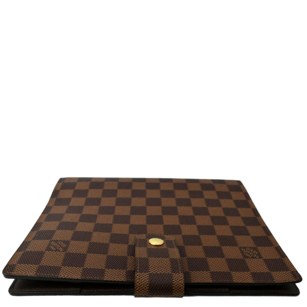 LOUIS VUITTON Agenda GM Damier Ebene Day Planner Cover Brown