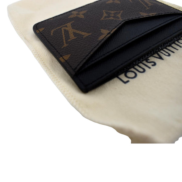 LOUIS VUITTON Monogram Canvas Card Holder Brown