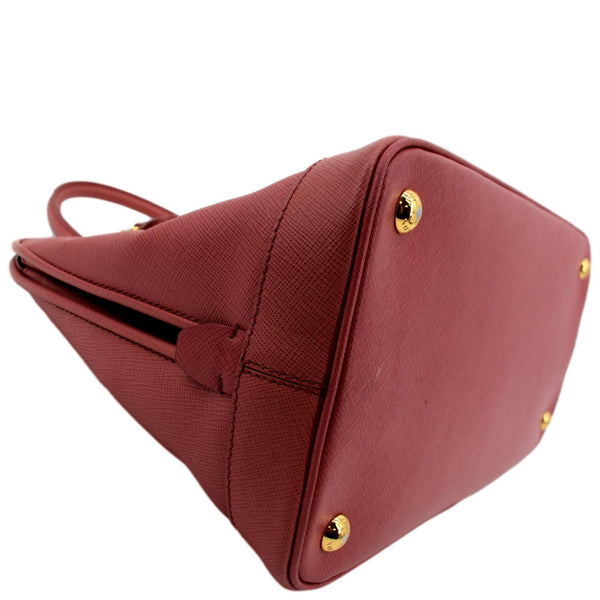 PRADA Promenade Saffiano Leather Satchel Bag Pink