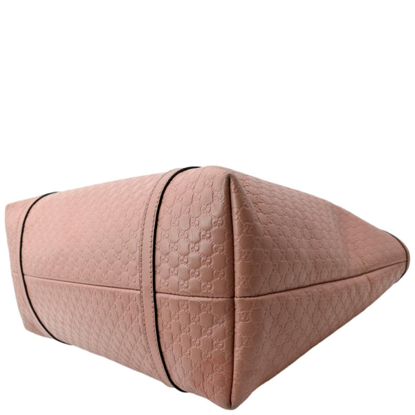 GUCCI Joy Medium Microguccissima Leather Tote Bag Pink 449647