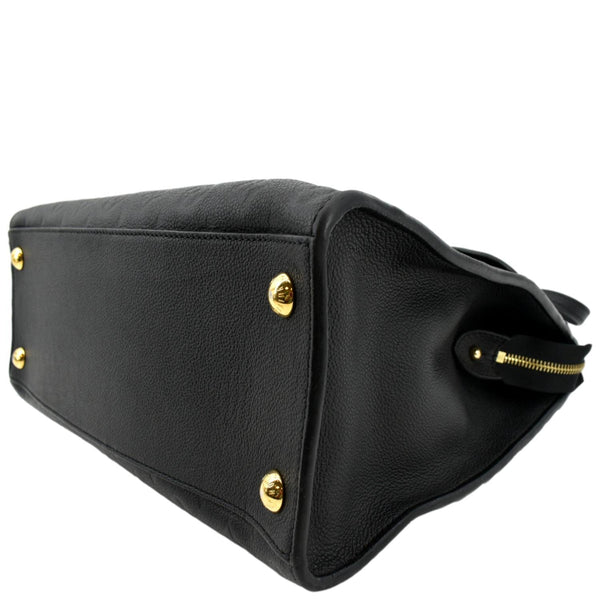 LOUIS VUITTON Pont Neuf Monogram Empreinte Leather Shoulder Bag Black