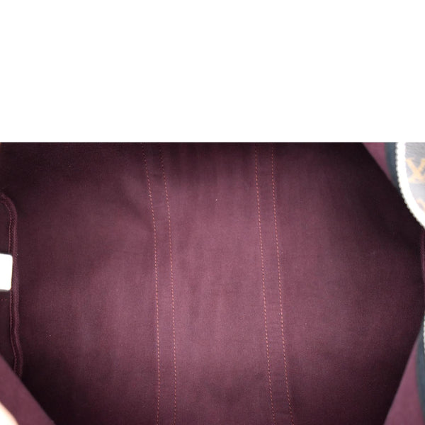 LOUIS VUITTON Keepall 45 Bandouliere Monogram Canvas Travel Bag Black