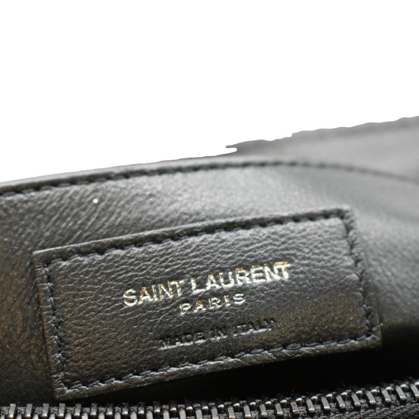 YVES SAINT LAURENT Loulou Small Calfskin Leather Shoulder Bag Black