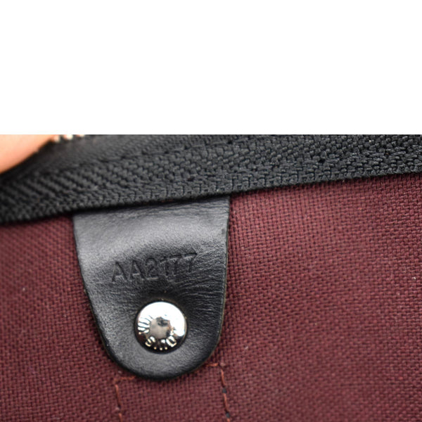 LOUIS VUITTON Keepall 45 Bandouliere Monogram Canvas Travel Bag Black