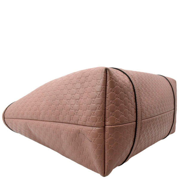 GUCCI Joy Medium Microguccissima Leather Tote Bag Pink 449647