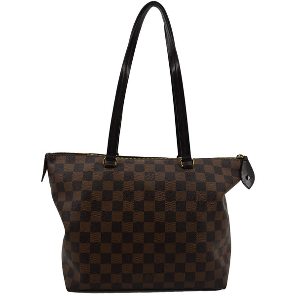 LOUIS VUITTON Iena PM Damier Ebene Tote Bag Brown
