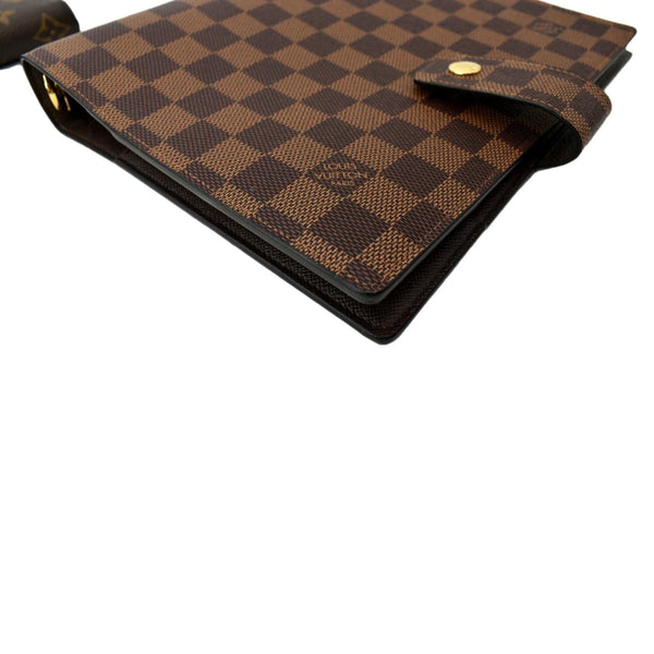 LOUIS VUITTON Agenda GM Damier Ebene Day Planner Cover Brown