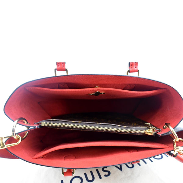 Louis Vuitton Flower Monogram Canvas Tote Shoulder Bag - Inside