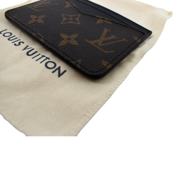 LOUIS VUITTON Monogram Canvas Card Holder Brown