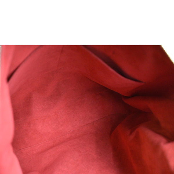 Louis Vuitton Evora MM Damier Ebene Shoulder Bag Brown - Inside