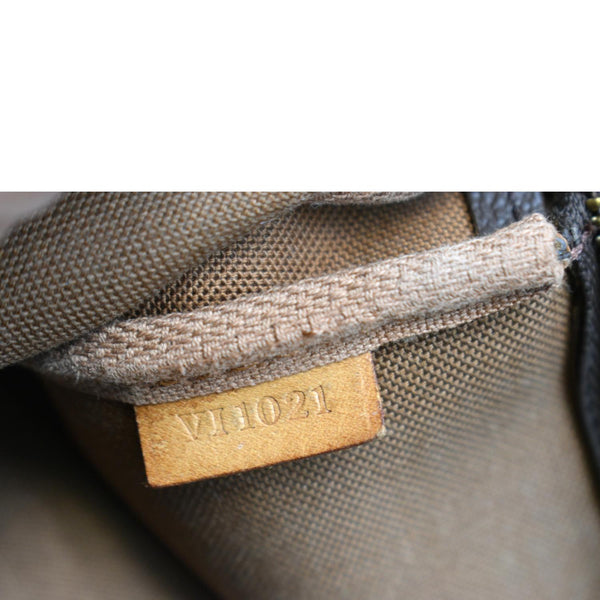 LOUIS VUITTON Monogram Canvas Chain Pochette Brown