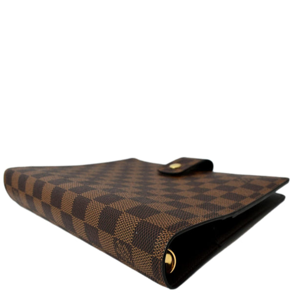 LOUIS VUITTON Agenda GM Damier Ebene Day Planner Cover Brown