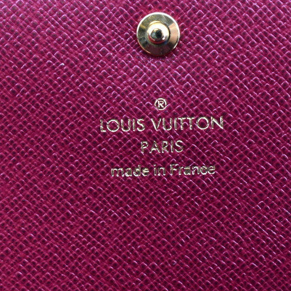 LOUIS VUITTON Sarah Monogram Canvas Wallet Brown