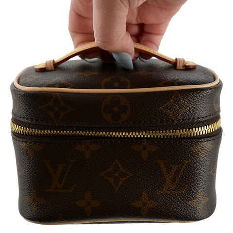 Louis Vuitton Nice Nano Monogram Canvas Toiletry Pouch - Back