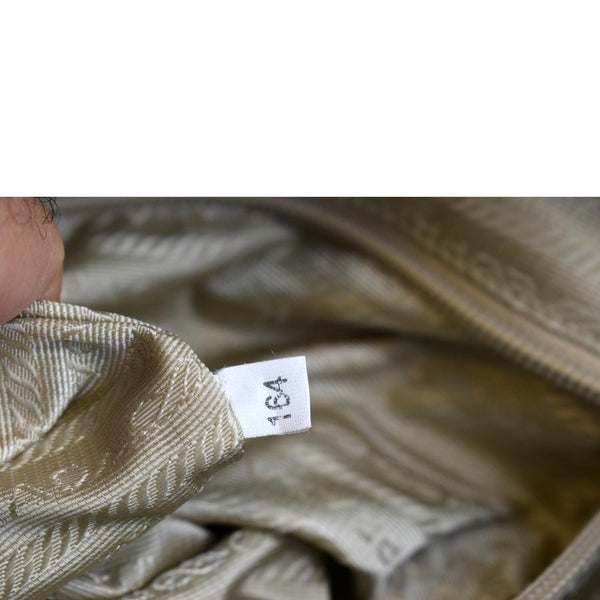 Prada RE-Nylon and Leather Shoulder Bag - Pervinca color