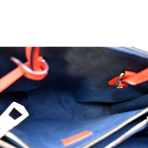 LOUIS VUITTON Twist Epi Leather Tote Shoulder Bag Red