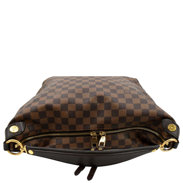LOUIS VUITTON Duomo Hobo Damier Ebene Hobo Bag Brown