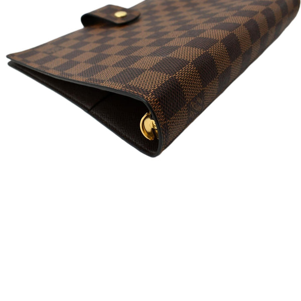 LOUIS VUITTON Agenda GM Damier Ebene Day Planner Cover Brown