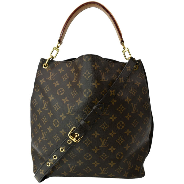 LOUIS VUITTON Metis Hobo Monogram Canvas Shoulder Bag Brown