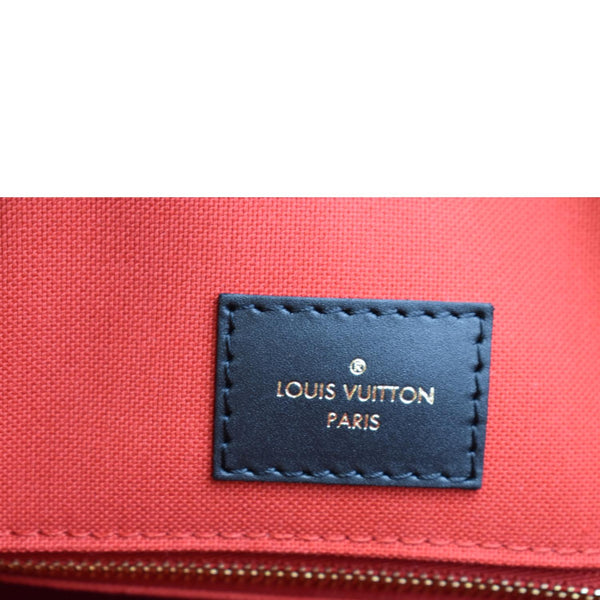 LOUIS VUITTON Onthego MM Giant Monogram Canvas Tote Shoulder Bag Brown