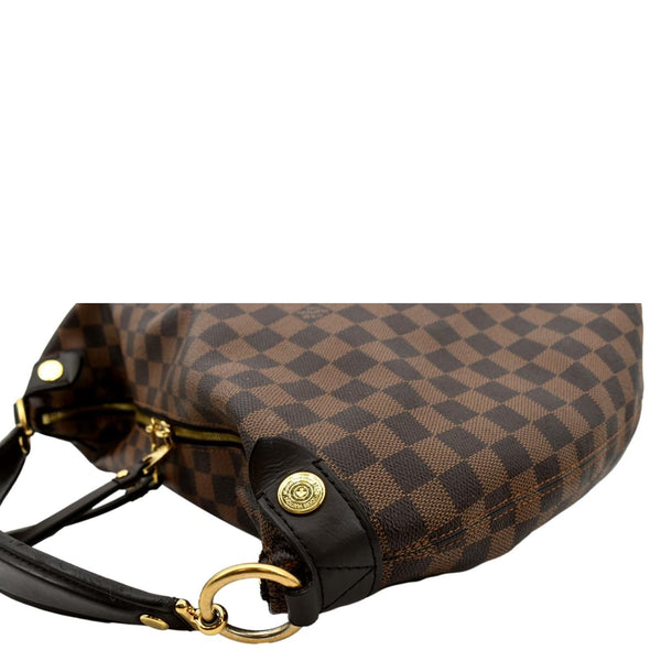 LOUIS VUITTON Duomo Hobo Damier Ebene Hobo Bag Brown
