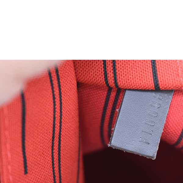 LOUIS VUITTON Neverfull GM Damier Ebene Tote Bag Brown