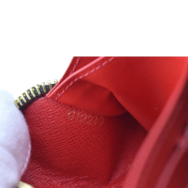 Louis Vuitton Clemence Monogram Canvas Zippy Wallet Brown