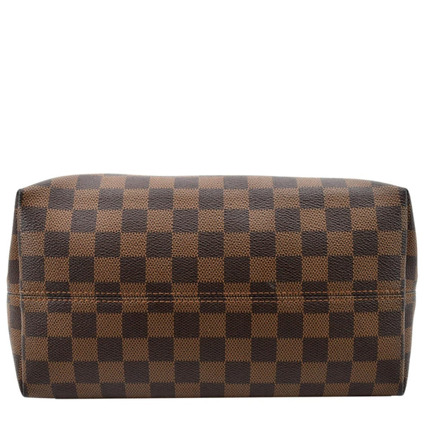 LOUIS VUITTON Iena PM Damier Ebene Tote Bag Brown