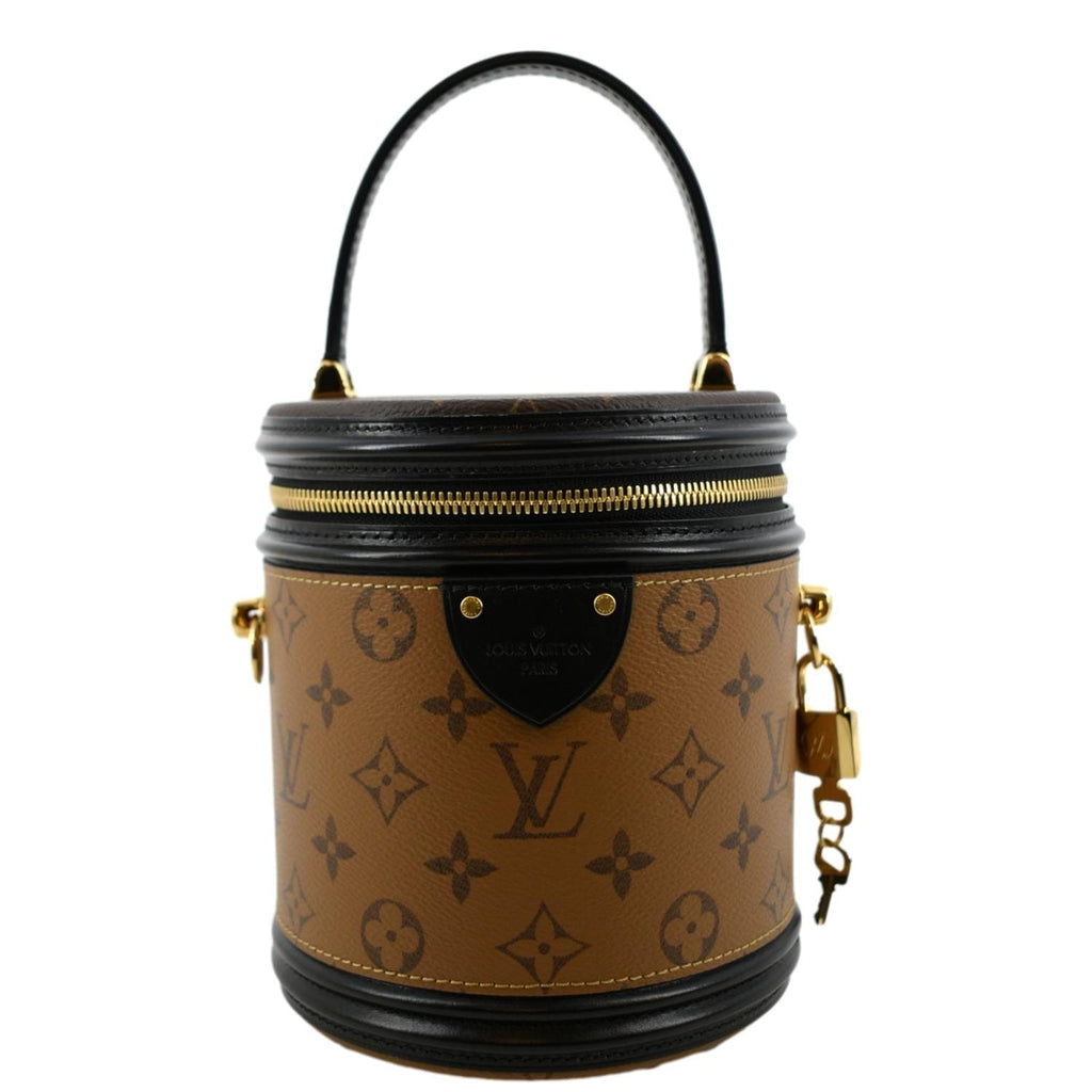 Cannes cloth handbag Louis Vuitton Brown in Cloth - 24970194