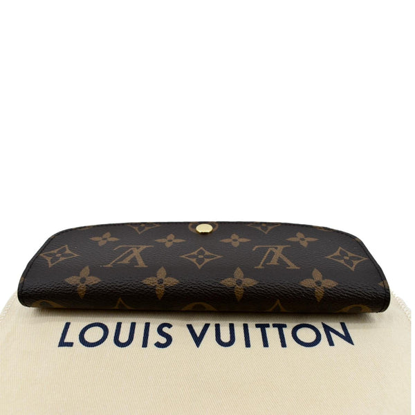 LOUIS VUITTON Sarah Monogram Canvas Wallet Brown